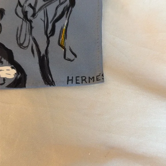 ☀️🌴Hermes Scarf RARE - Picture 2 of 4